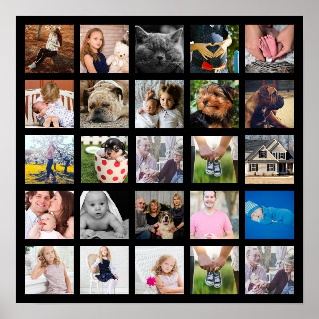 Poster Collection de photos de famille moderne 25 (Devant)