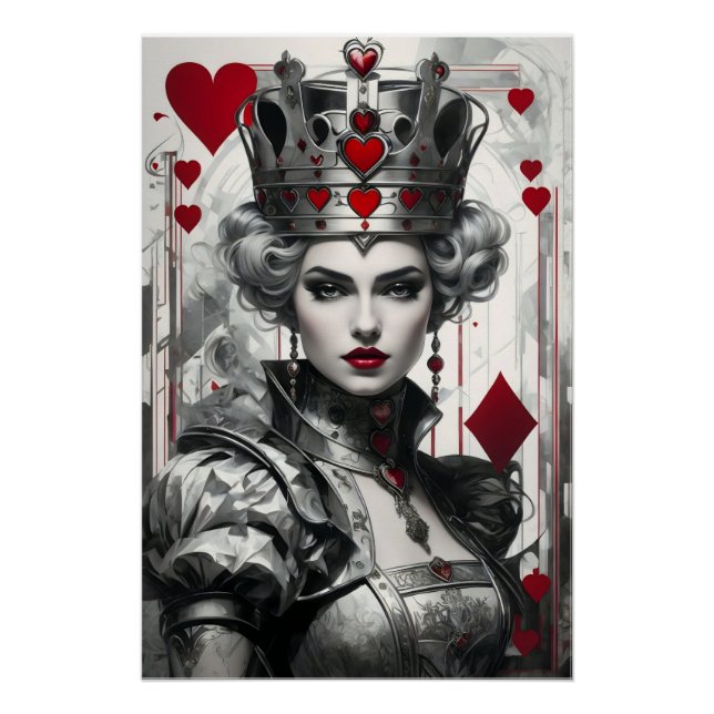 Poster Collection des reines de cartes 1/5 (Devant)