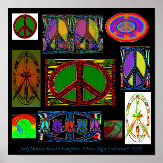 Poster Collection des signes de la Co.Peace de JudyMarisa