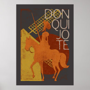 Poster Collection Livres Don Quichotte