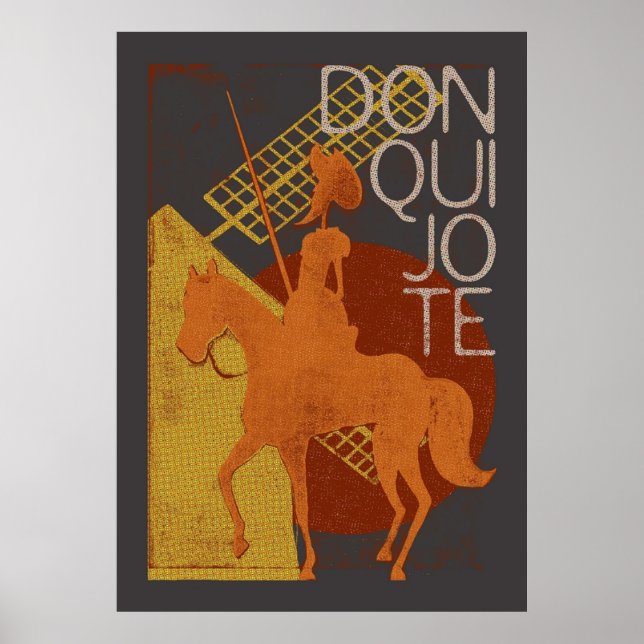 Poster Collection Livres Don Quichotte (Devant)