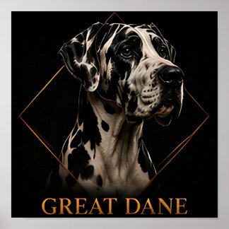 Poster Collection Noble Géant Grand Danois
