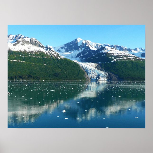 Poster College Fjord I Belle photographie de l'Alaska (Devant)
