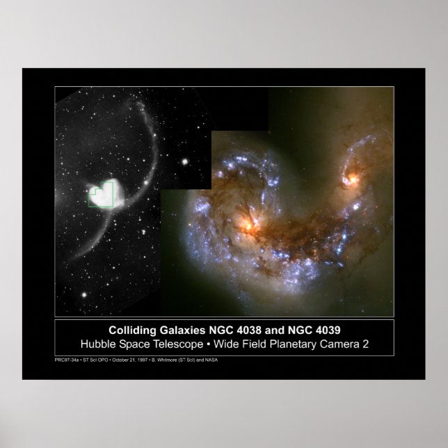Poster CollidingGalaxies-1997-34a (Devant)