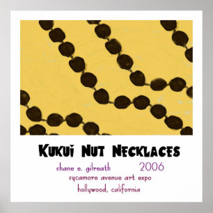 Poster COLLIERS d'ÉCROU de KUKUI (version de non-haiku)