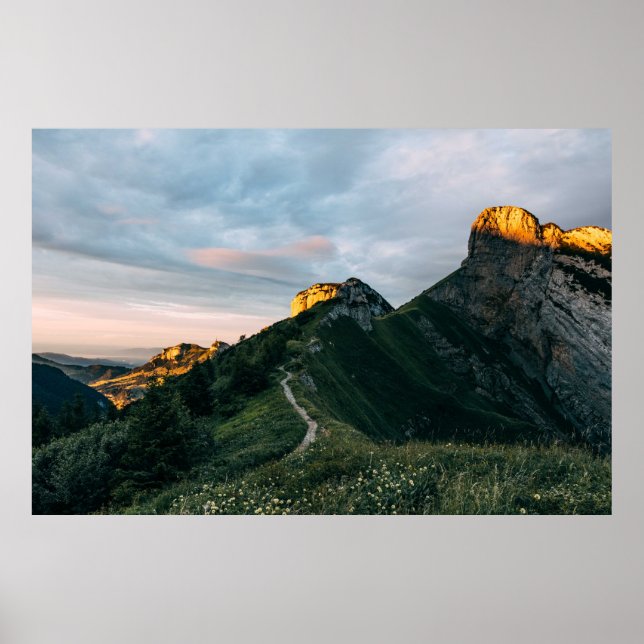 POSTER COLLINES VERTES (Devant)