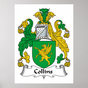 Poster Collins Family Crest