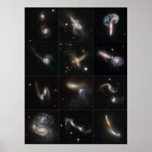 Poster Collisions cosmiques 24x18 (15x20)