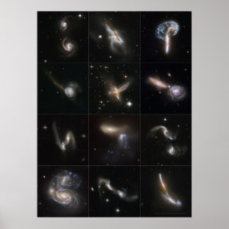 Poster Collisions cosmiques 24x18 (15x20)