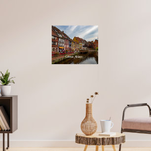 Poster Colmar, Alsace, France Photo pittoresque