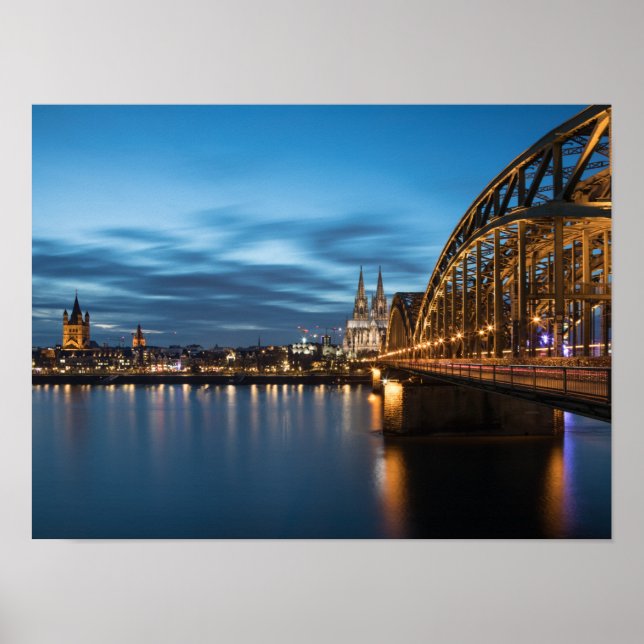 Poster Cologne Allemagne (Devant)