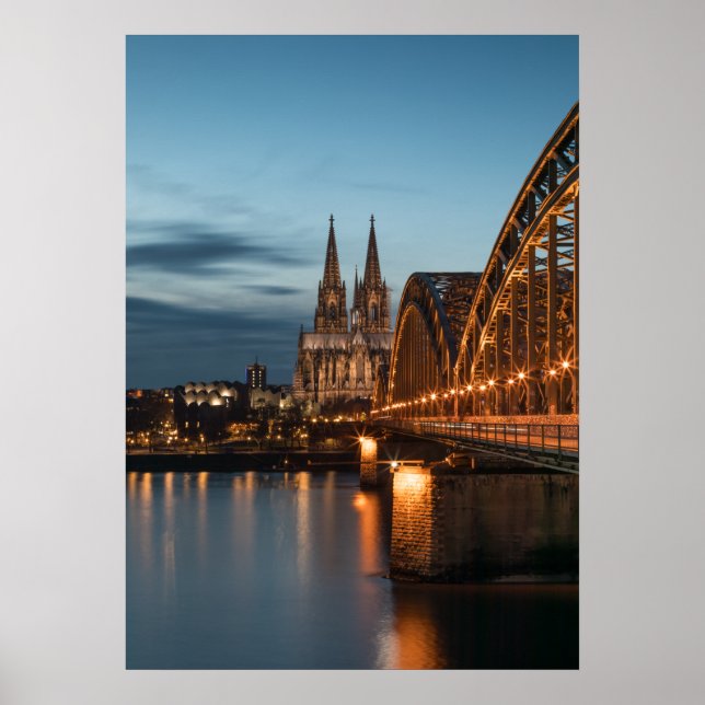 Poster Cologne Allemagne (Devant)