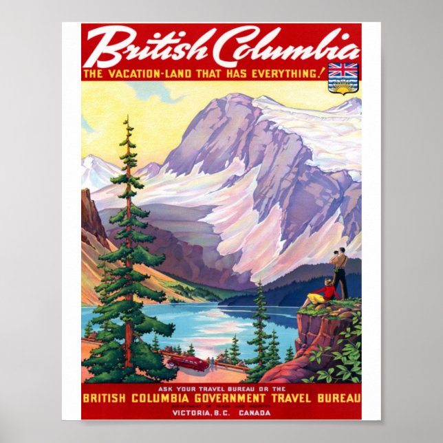 POSTER COLOMBIE-BRITANNIQUE (Devant)