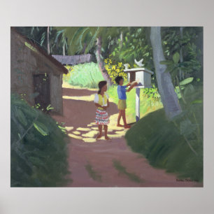 Poster Colombier Bentota Sri Lanka 1998