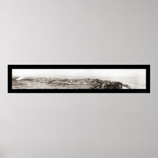 Poster Colon, Panama et la mer Photo 1913