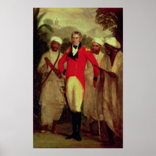 Poster Colonel Colin le Mackenzie et ses sages indiens