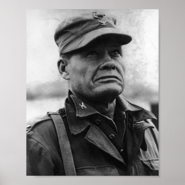 Poster Colonel Lewis "Chesty" Puller - 1950 (Devant)