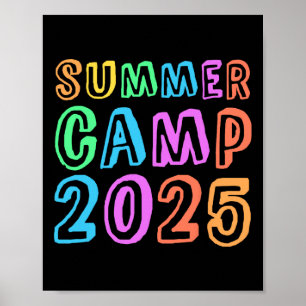 Poster Colonie de vacances pour enfants 2025 Directeur de