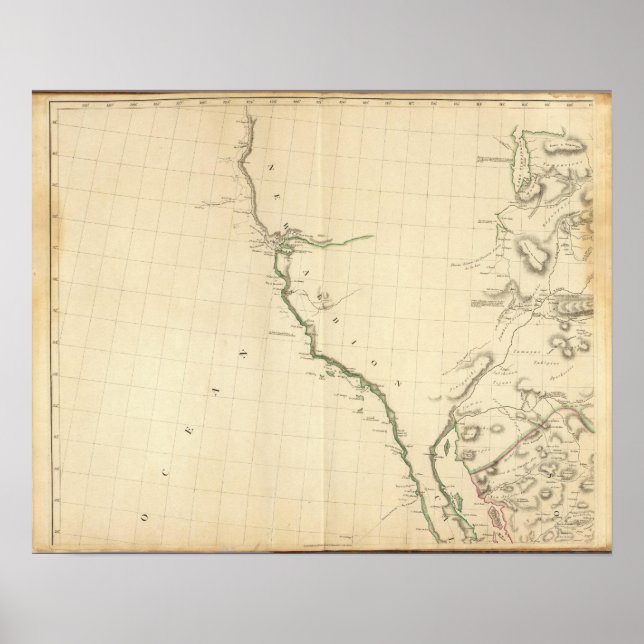 Poster Colonies indiennes Californie (Devant)