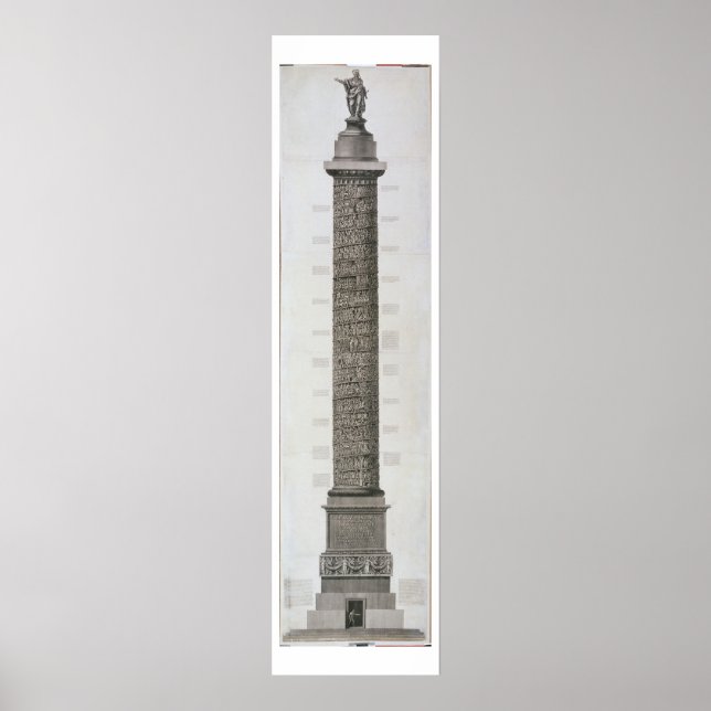 Poster Colonne de Trajan (gravure) (Devant)