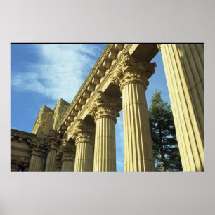 Poster Colonnes de style grec au Palais des Beaux-Arts