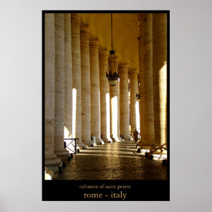 Poster colonnes des peters de saint