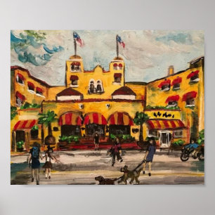 Poster "Colony Hotel at Delray Beach" de Willowcatdesign