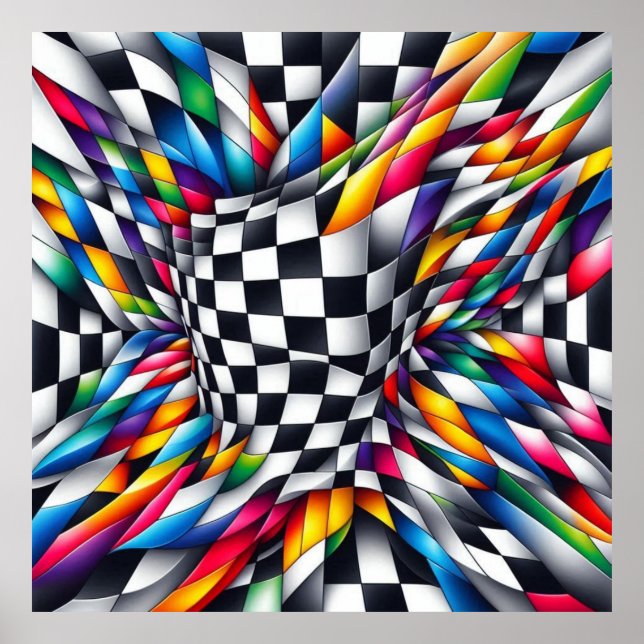 Poster Color Vortex & Illusion (Devant)