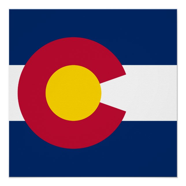 Poster Colorado : Le drapeau américain du centenaire (Devant)