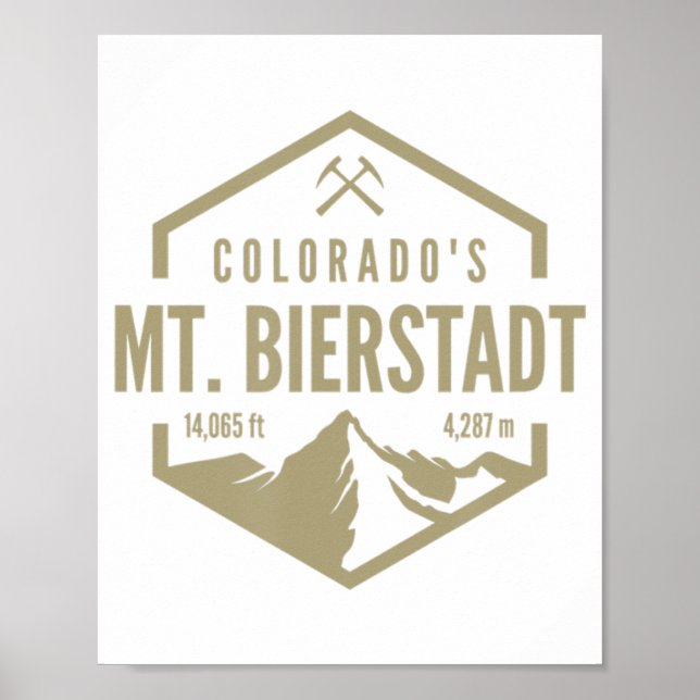 Poster Colorado Mt Bierstadt  (Devant)