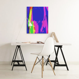 Poster coloré Gradient Vintage Gradient coloré