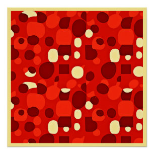 Poster Coloré Stylish Diverse Elegance Motif