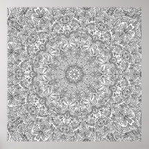 Colorez votre propre Mandala !