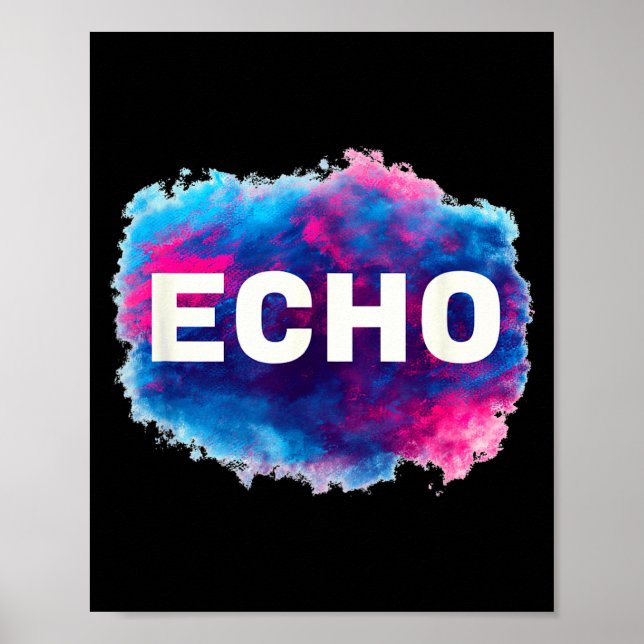 Poster Colorful Echo Look  (Devant)