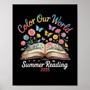 Poster Coloriez Notre Monde Lecture Estivale 2025
