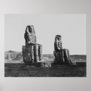 POSTER COLOSES THEBES - 1851