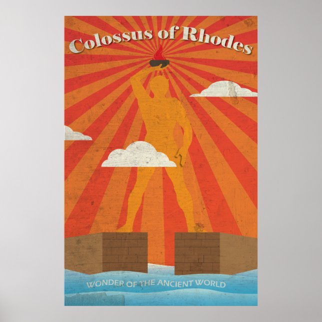 Poster Colosse de Rhodes l'affiche de l'ancienne merveill (Devant)