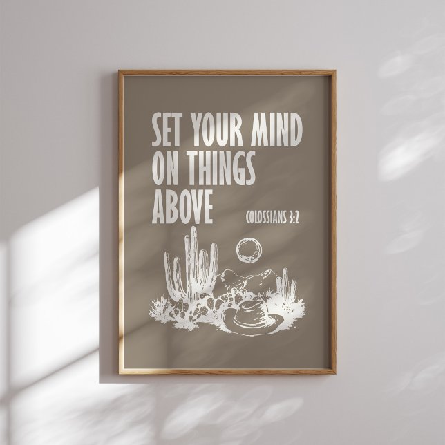 Poster Colossiens 3 2 Western Christian Wall Art (Créateur téléchargé)