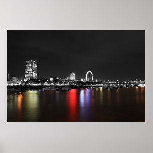 Poster Coloursplas d'horizon de Londres
