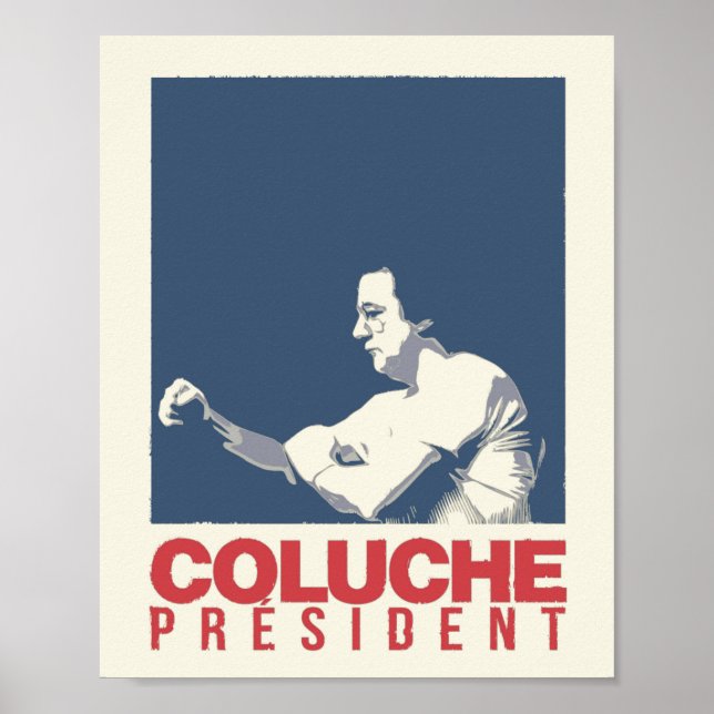 Poster Coluche Président (Devant)