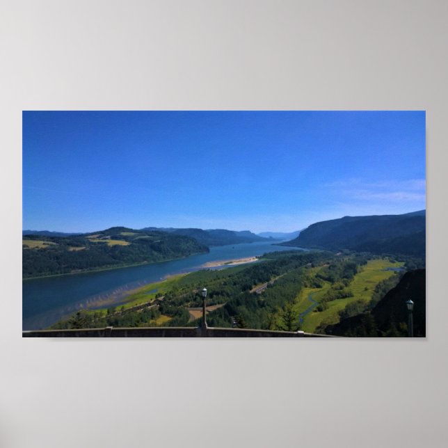 Poster Columbia River (Oregon) (Devant)