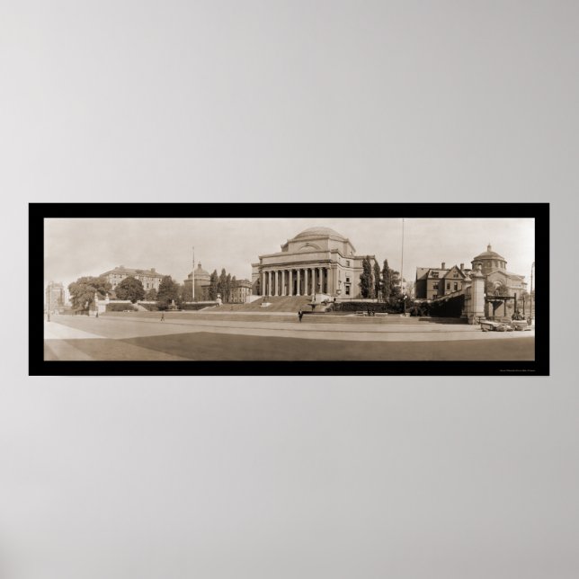 Poster Columbia University NY Photo 1909 (Devant)