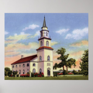 Poster Columbus Georgia Fort Benning Chapelle