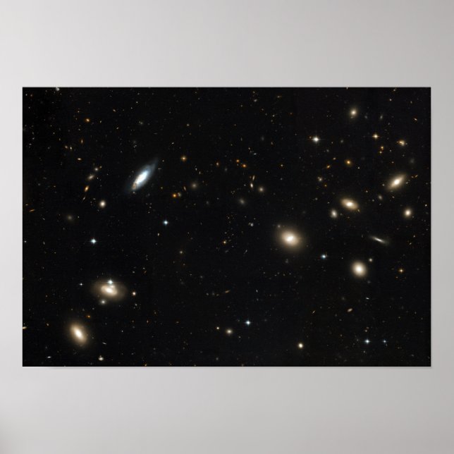 Poster Coma Cluster de galaxies (Devant)