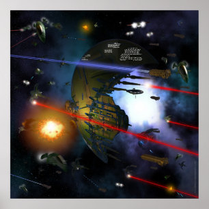 Poster Combat spatial