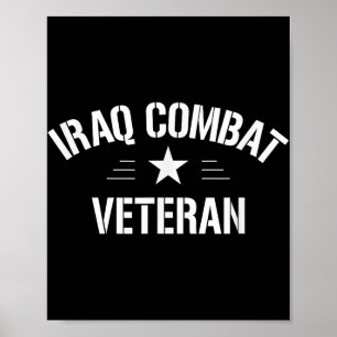 Poster Combat vétéran d'Irak