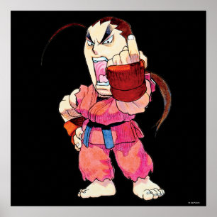 Poster Combattant superbe II Turbo Dan de puzzle