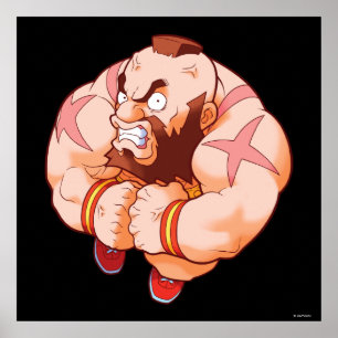 Poster Combattant Zangief de poche