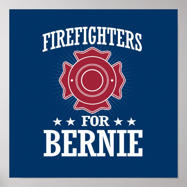 POSTER COMBATTANTS POUR BERNIE SANDERS (Devant)