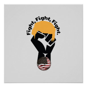 Poster Combattre, combattre, combattre